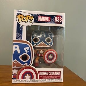 Funko Marvel Gingerbread Captain America Collectible